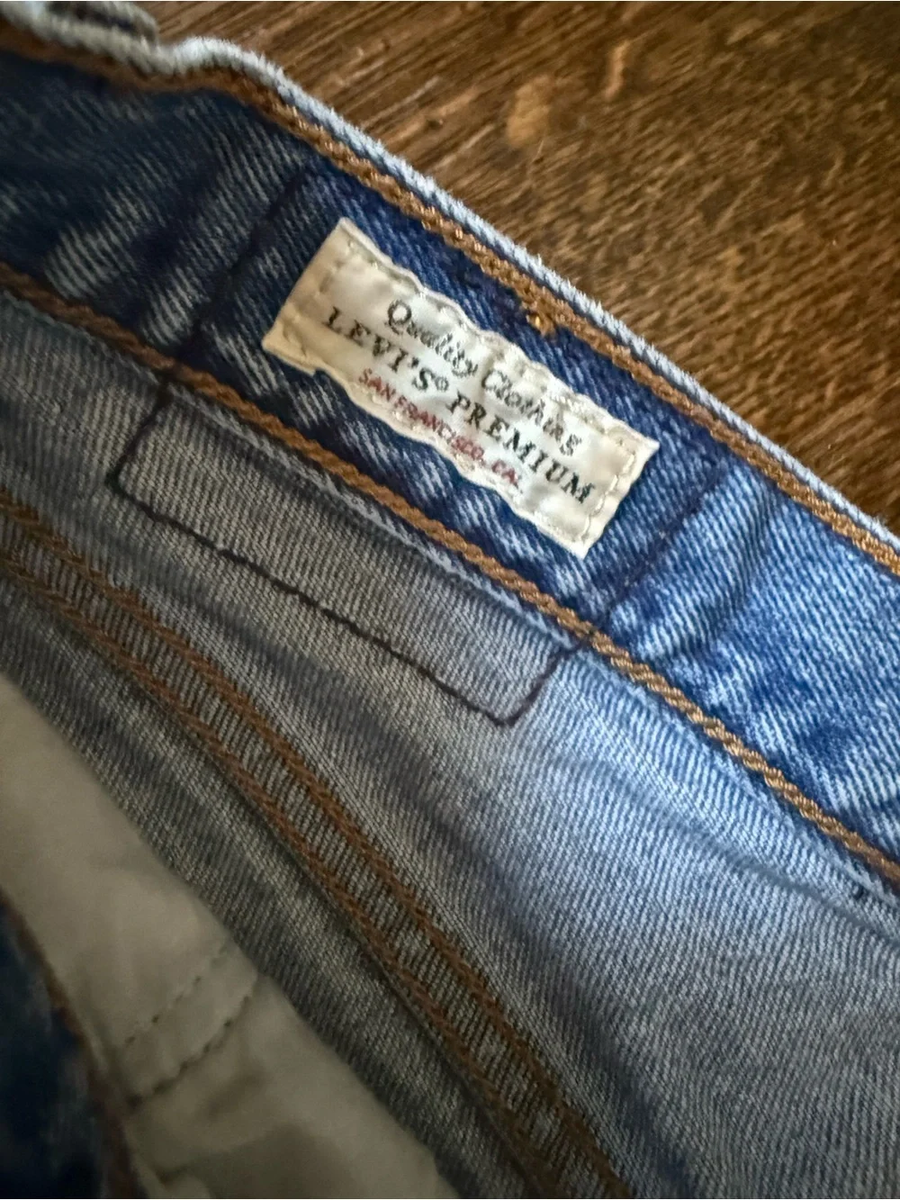 Levi's Wedgie Straight Ankle Jeans in a medium wash blue denim